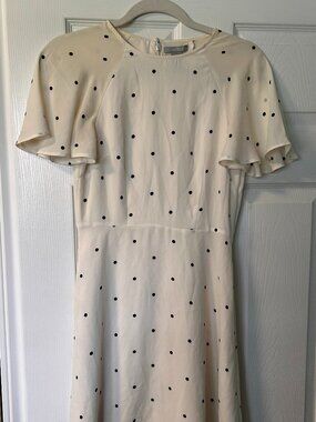 2/$20 H&M white polka dotted dress, size 2